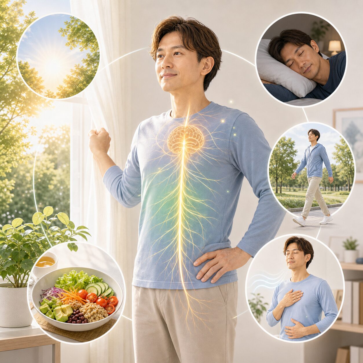 自律神経を整える第一歩は生活リズムを戻すことです